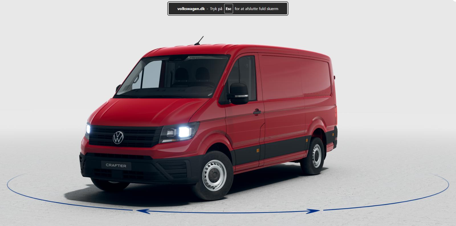 VW Crafter 35 2,0 TDi 140 Kassevogn L3H2